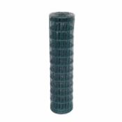 (KK209) 1.2m x 25m Green PVC Coated Galvanised Steel Wire Mesh Stock Fencing The wire mesh...