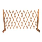 (QW9) Expanding Freestanding Wooden Trellis Fence Garden Screen Mobile and Movable Non-Permane...