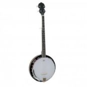(KK12) 5 String Bluegrass Banjo with Remo Skin The 5 string bluegrass banjo is great looking...