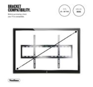 (OM23) 37-70 inch Flat-to-wall TV bracket Please confirm your TV’s VESA Mounting Dimensions a...