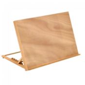 (QW28) A2 Wooden Drawing Board Table Canvas Workstation Sketch Easel Board Dimensions: 59.4 x ...