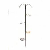 (RU63) Wild Bird Decorative Feeding Station with Feeder Tray & Bath The bird feeding station...