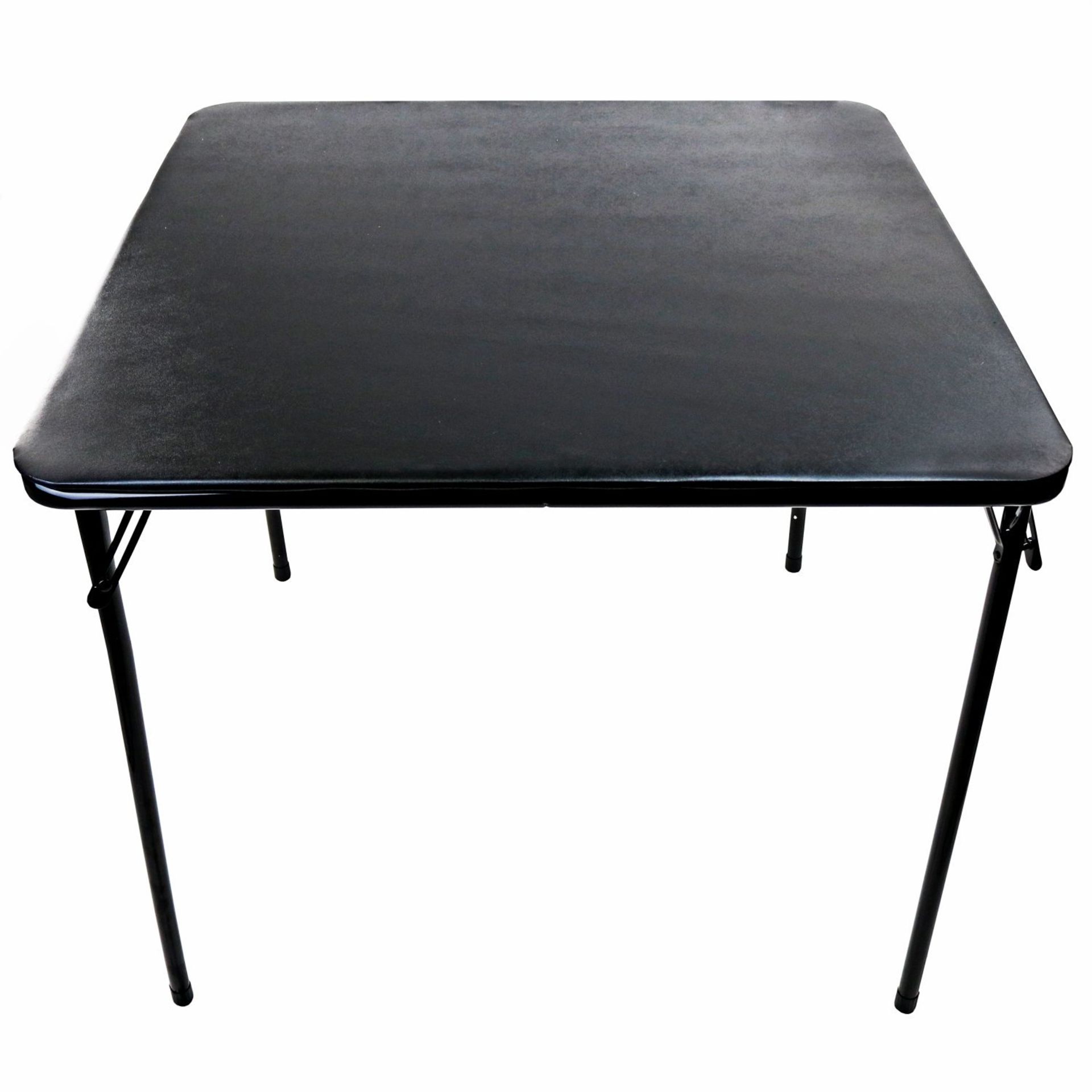 (KK168) Square Folding Standard Bridge Card Game Black Table Perfect for playing Bridge or j... - Image 2 of 2