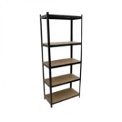 (QW16) 1325kg Heavy Duty 5 Tier Metal Storage Garage Shelving Racking oated Iron Frame Which M...