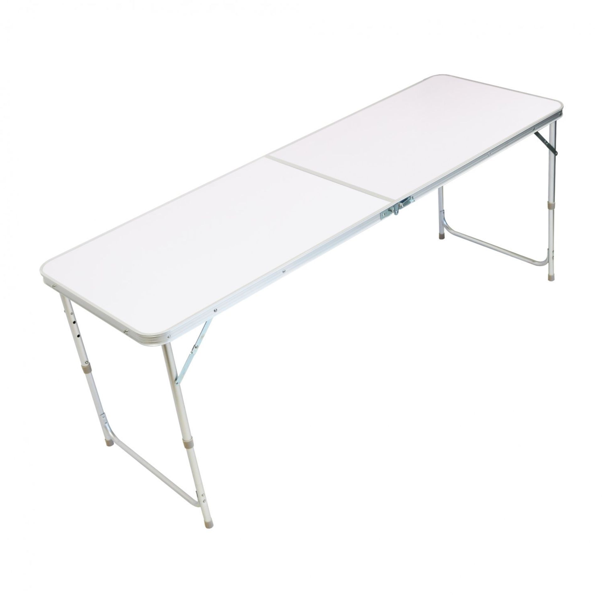 (QW18) 4ft Folding Outdoor Camping Kitchen Work Top Table Lightweight Aluminium Table with Adj...