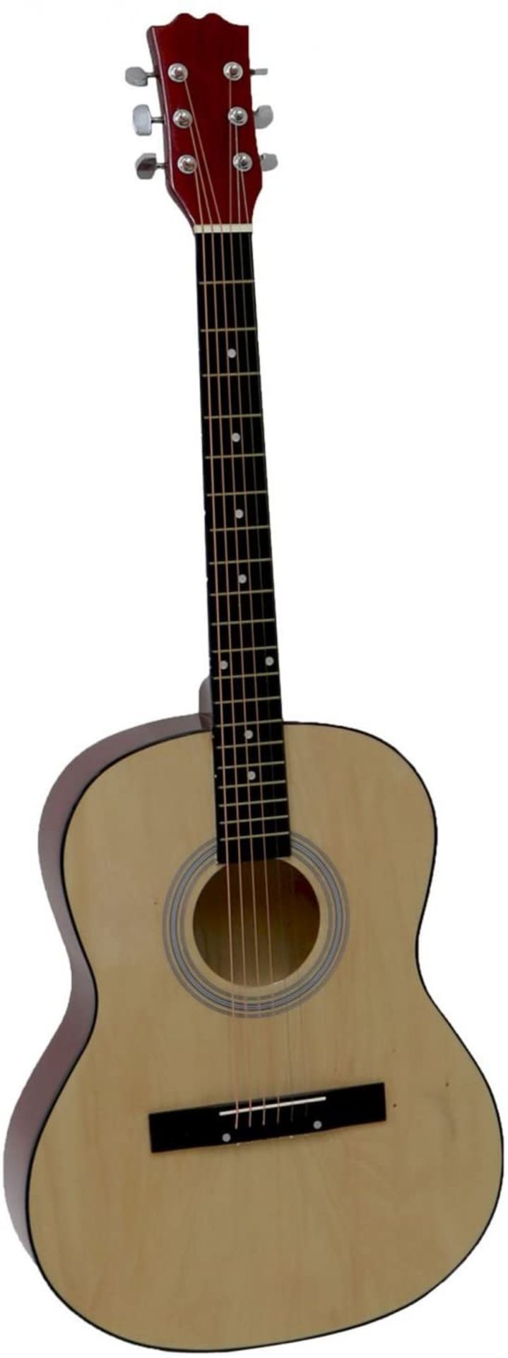 (PP4) 39" Full Size 4/4 6 String Steel Strung Acoustic Guitar Sunset Gold Gloss Varnish Finish...