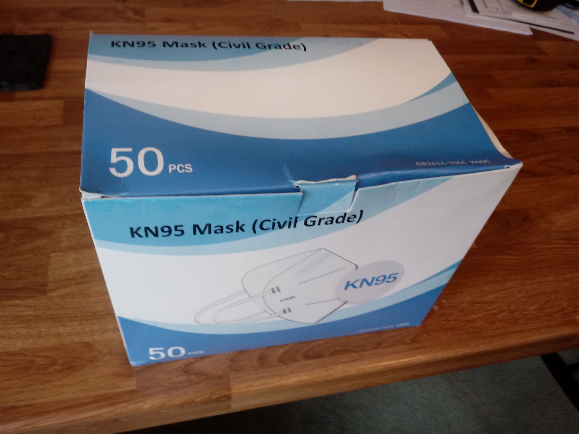 1,000 KN95 Masks with certificates - Image 2 of 3