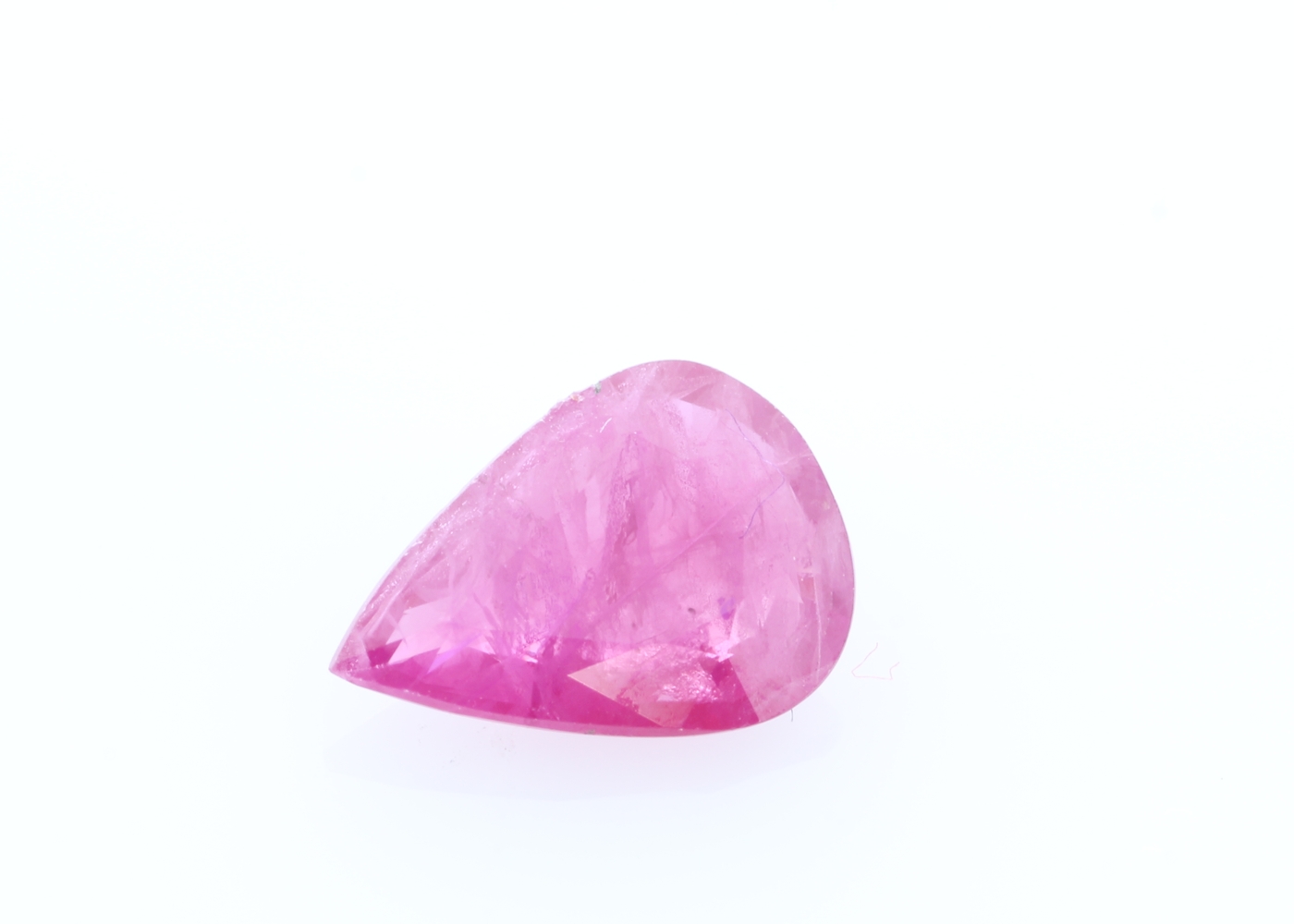 Loose Pear Shape Burmese Ruby 0.90 Carats