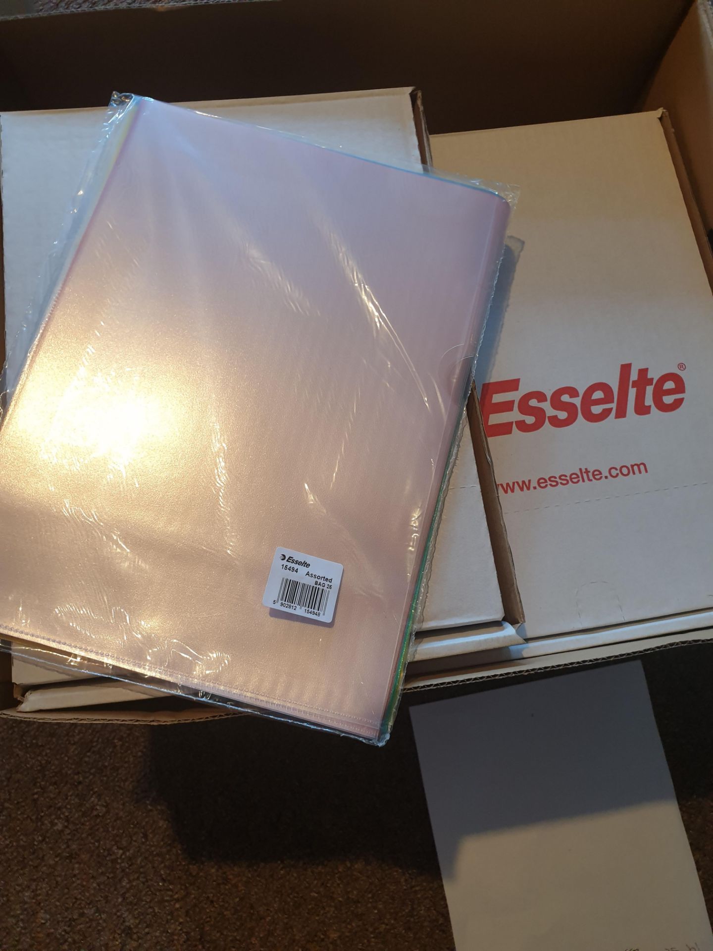 Esselte Cut Flush Folders Lot