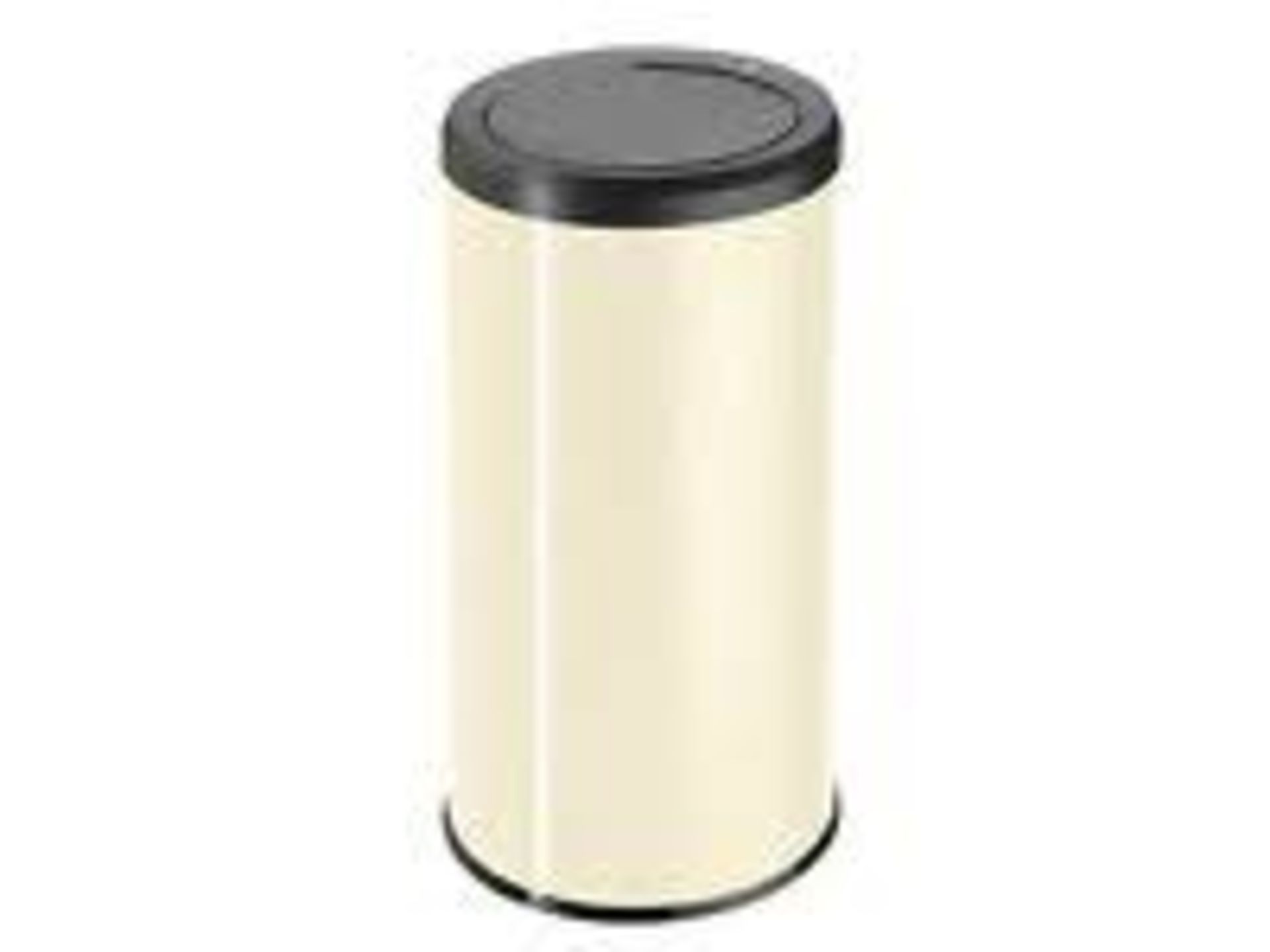 Hailo 0845-160 45 Litre Medium Steel Touch Big Bin, Vanilla - Image 2 of 5