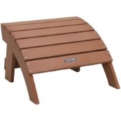 Lifetime Adirondack Ottoman Stool - Brown