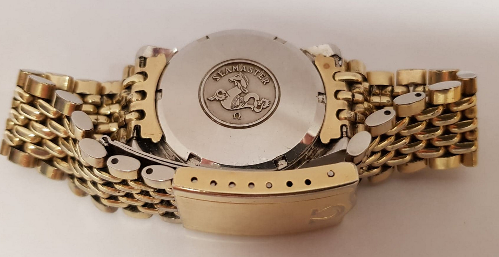 Stainless Steel Omega Seamaster Automatic On Beads Of Rice Bracelet - Image 3 of 4