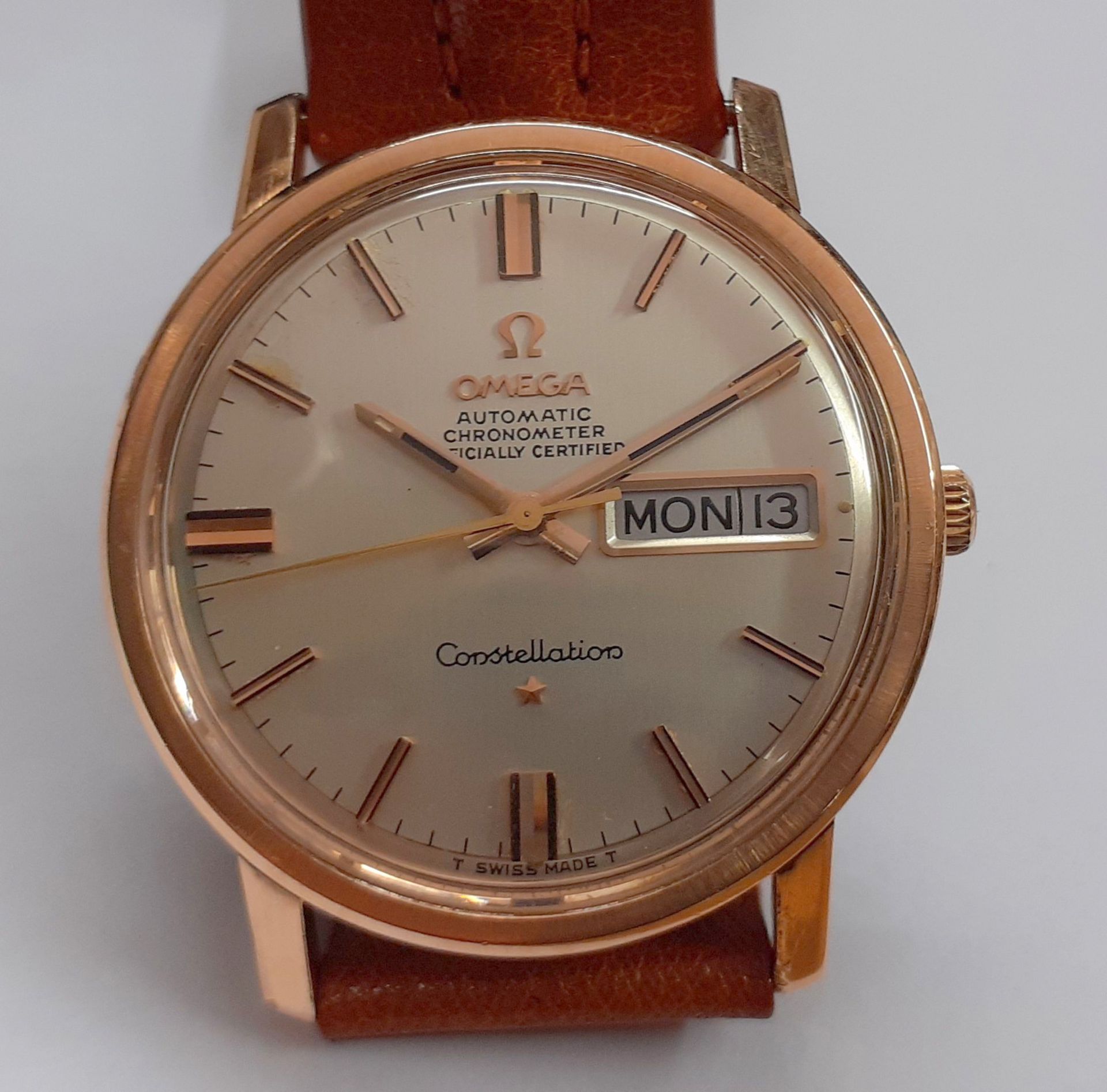 Rose Gold Capped Omega Constellation - Image 2 of 7