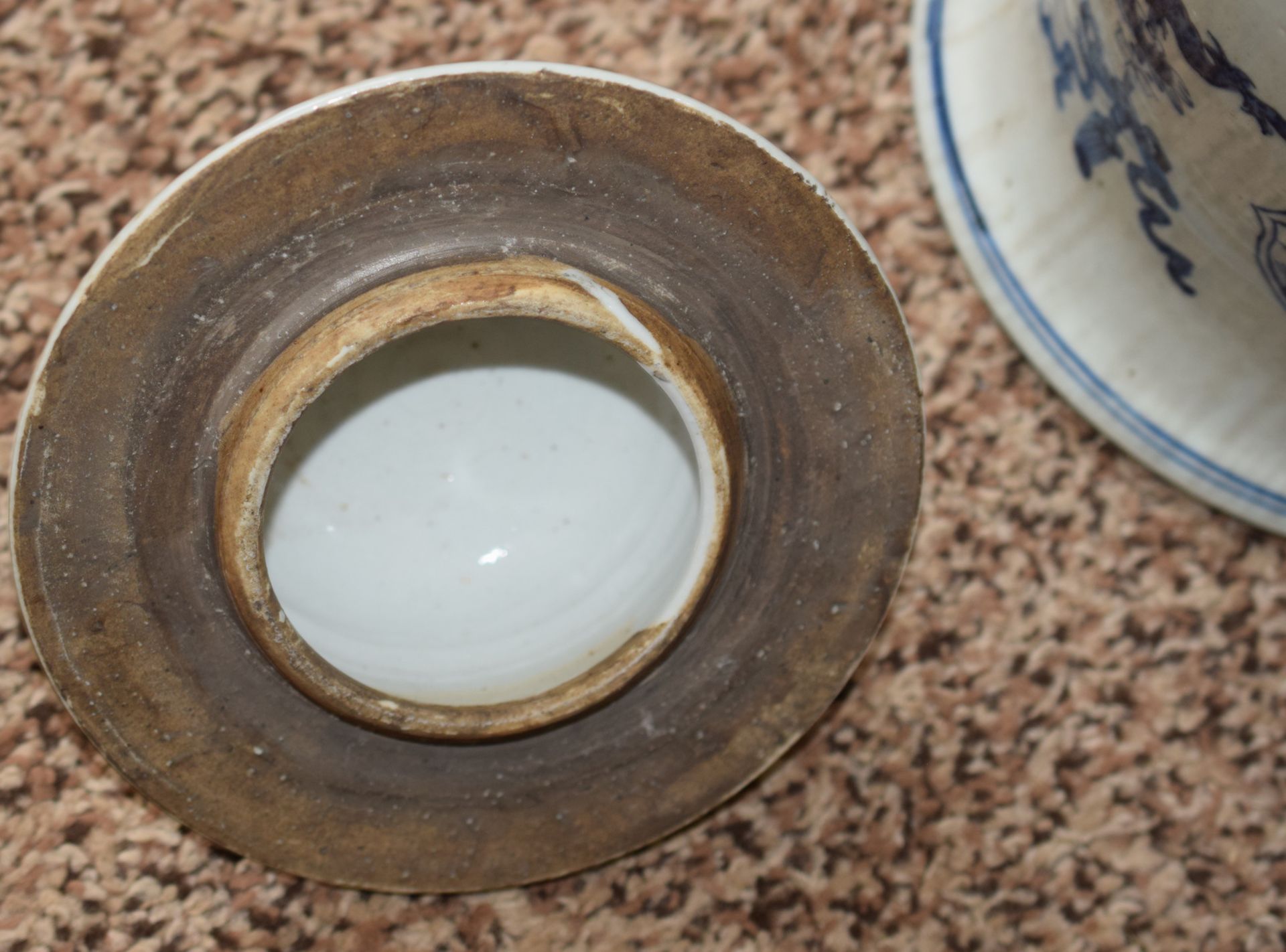 Pair Of Large Blue And White Chinese Vases With Lids - Image 5 of 5