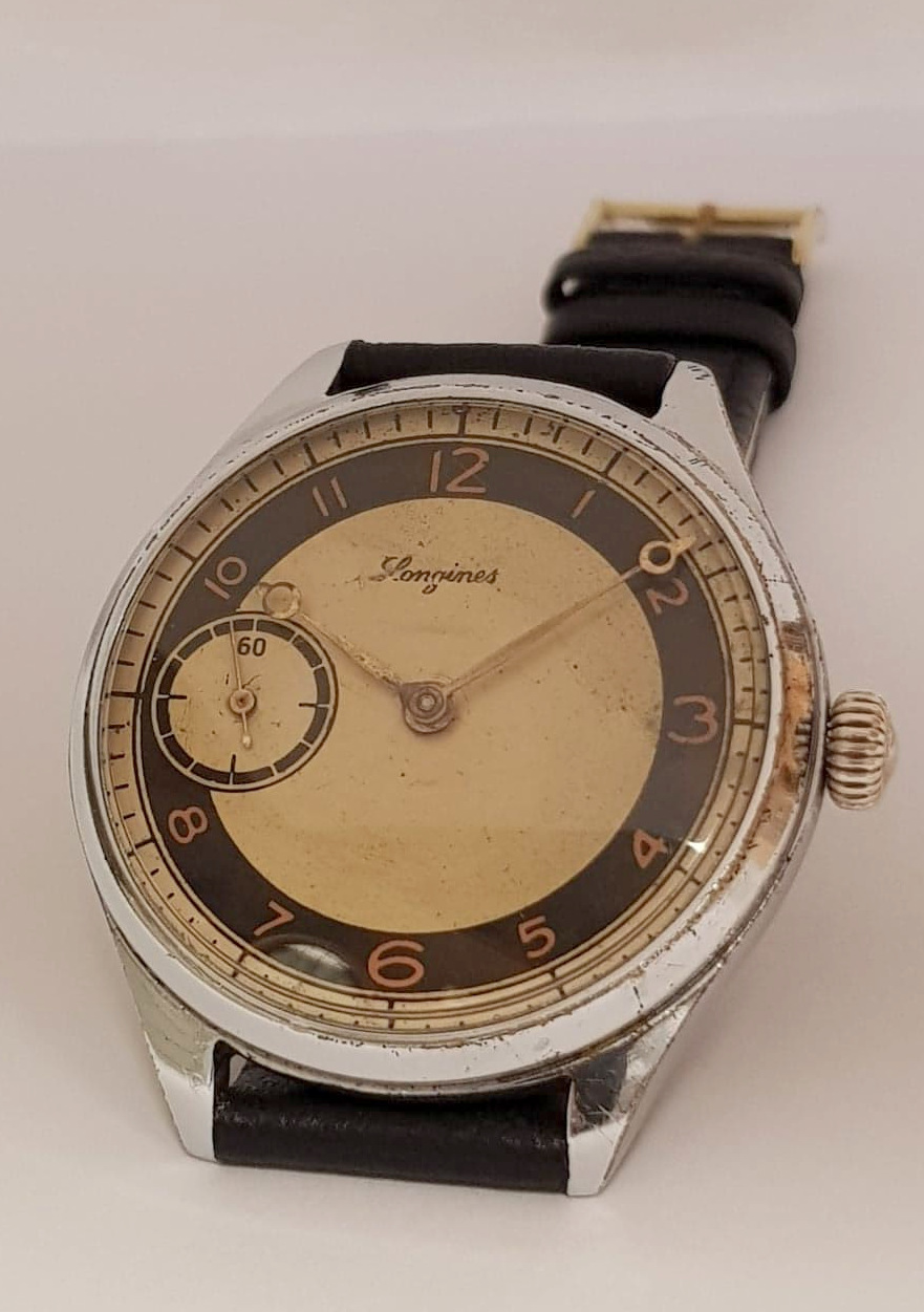 Rare c1937 Longines Jumbo Size Wristwatch Serviced - Image 5 of 12