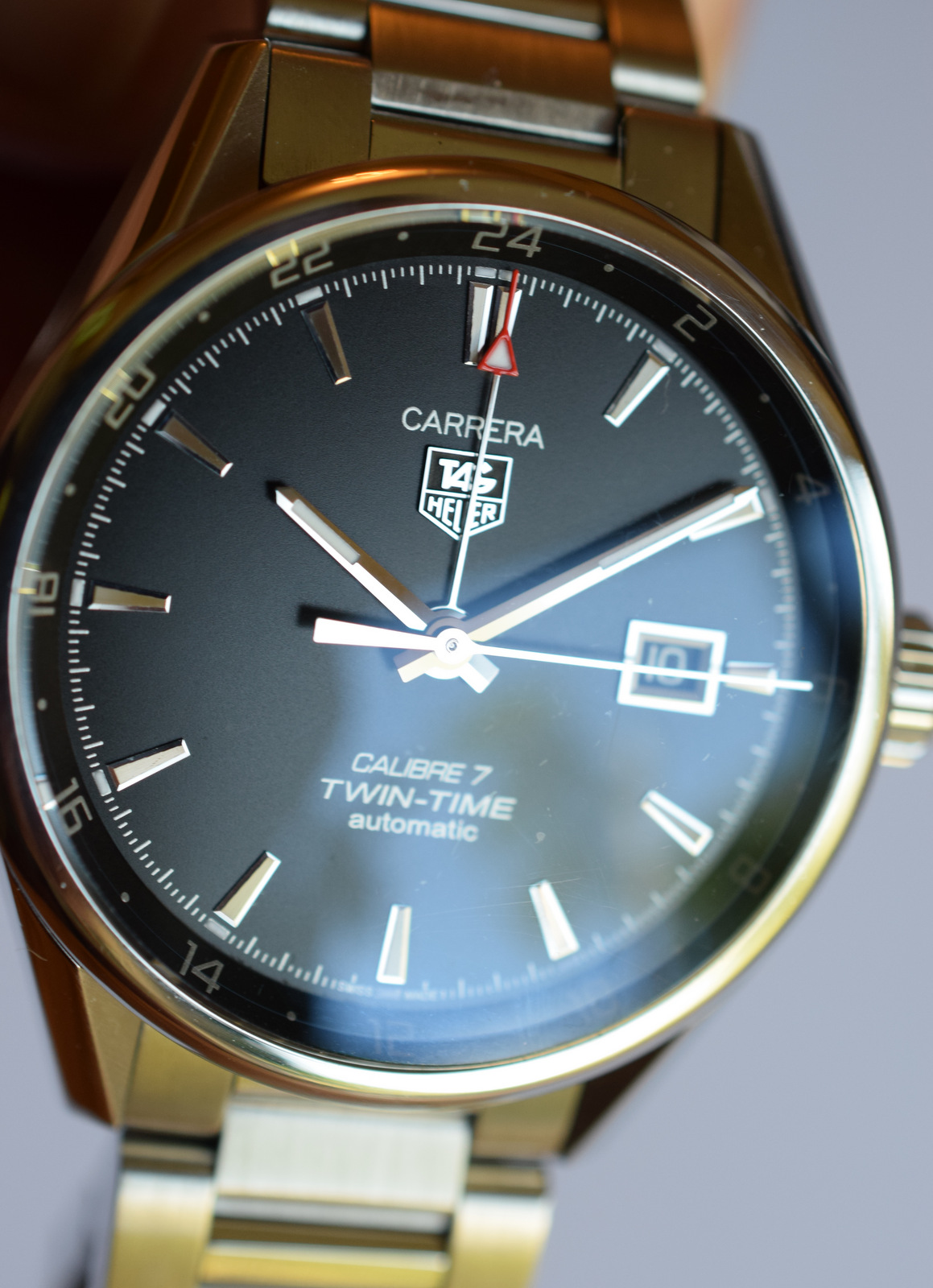 TAG Heuer Carrera Twin Time Calibre 7 - Image 6 of 11