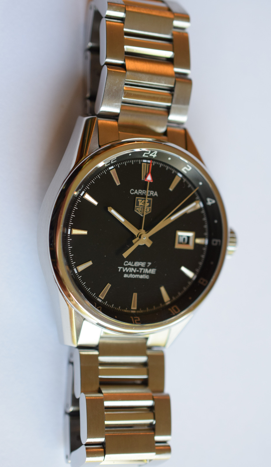 TAG Heuer Carrera Twin Time Calibre 7 - Image 5 of 11