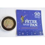Boxed Silver Proof Peter Pan 50p Limited Edition