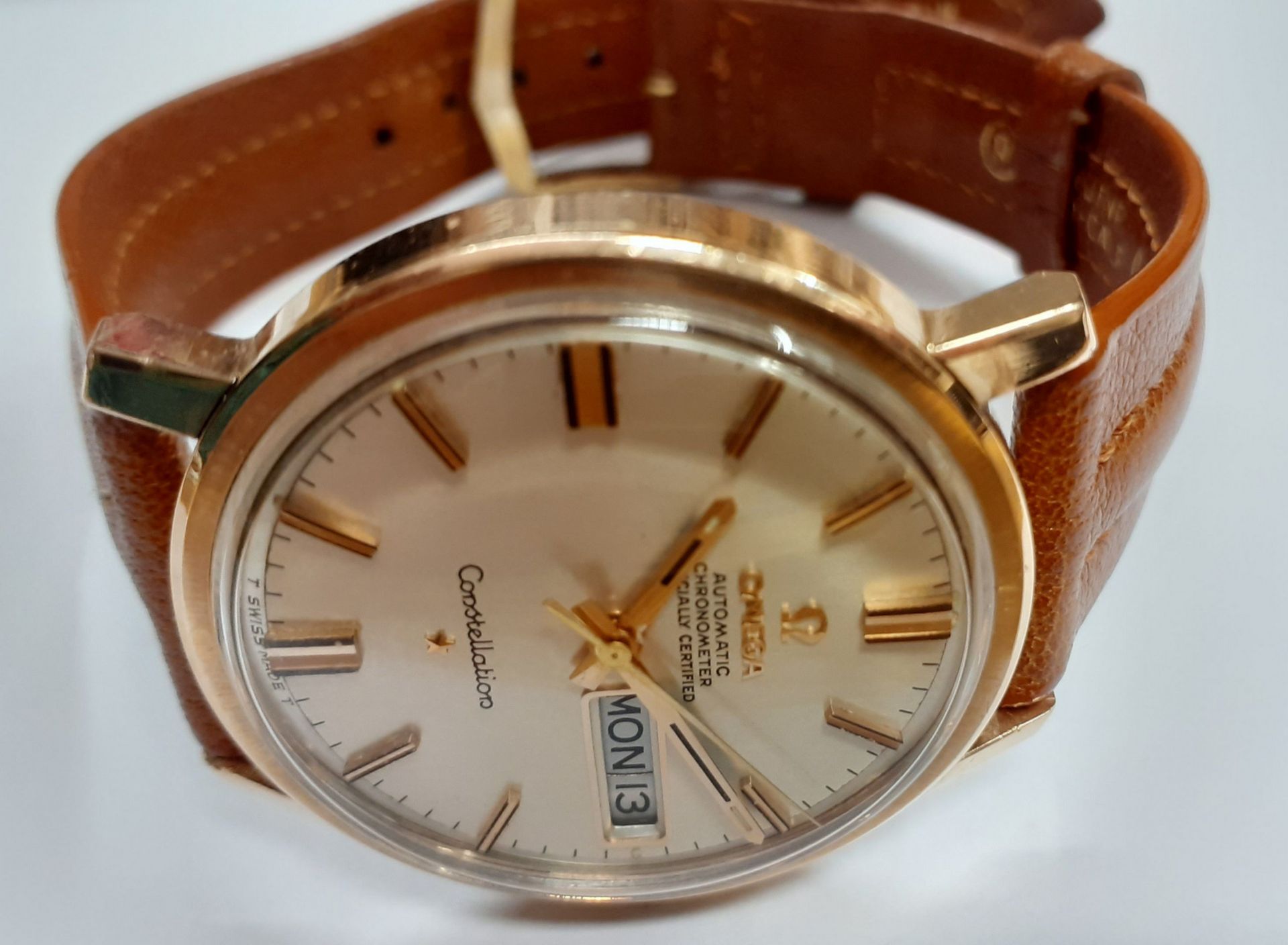 Rose Gold Capped Omega Constellation - Image 4 of 7