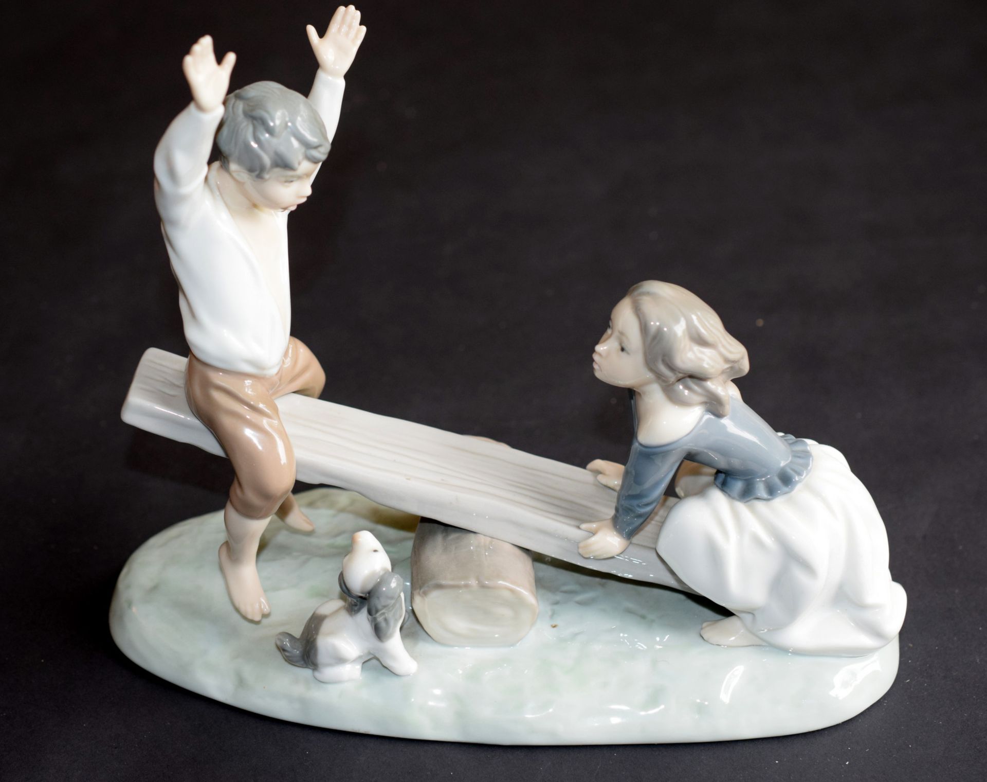 Lladro See-Saw Figures