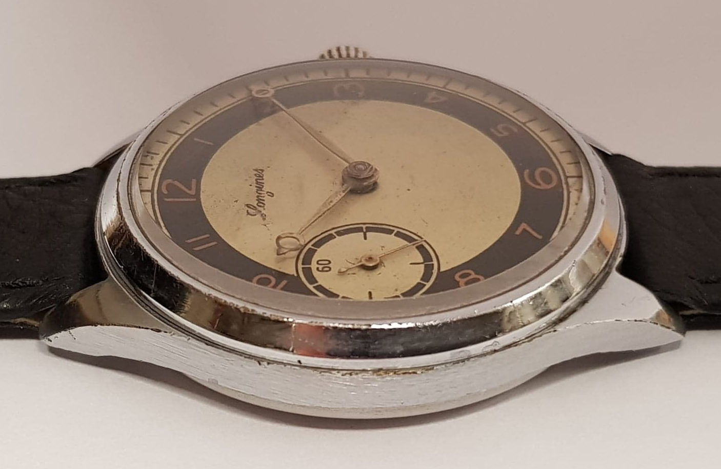 Rare c1937 Longines Jumbo Size Wristwatch Serviced - Image 2 of 12