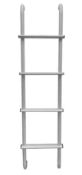 2 X 1290Mm X 250Mm Universal Aluminium Rear Roof Ladder (Zziearl)