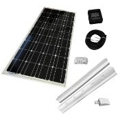 2 X 100W Solar Panel With 5 Metre Cable, Solar Charger, Single Gland, Brackets (Zzlwsp150S)