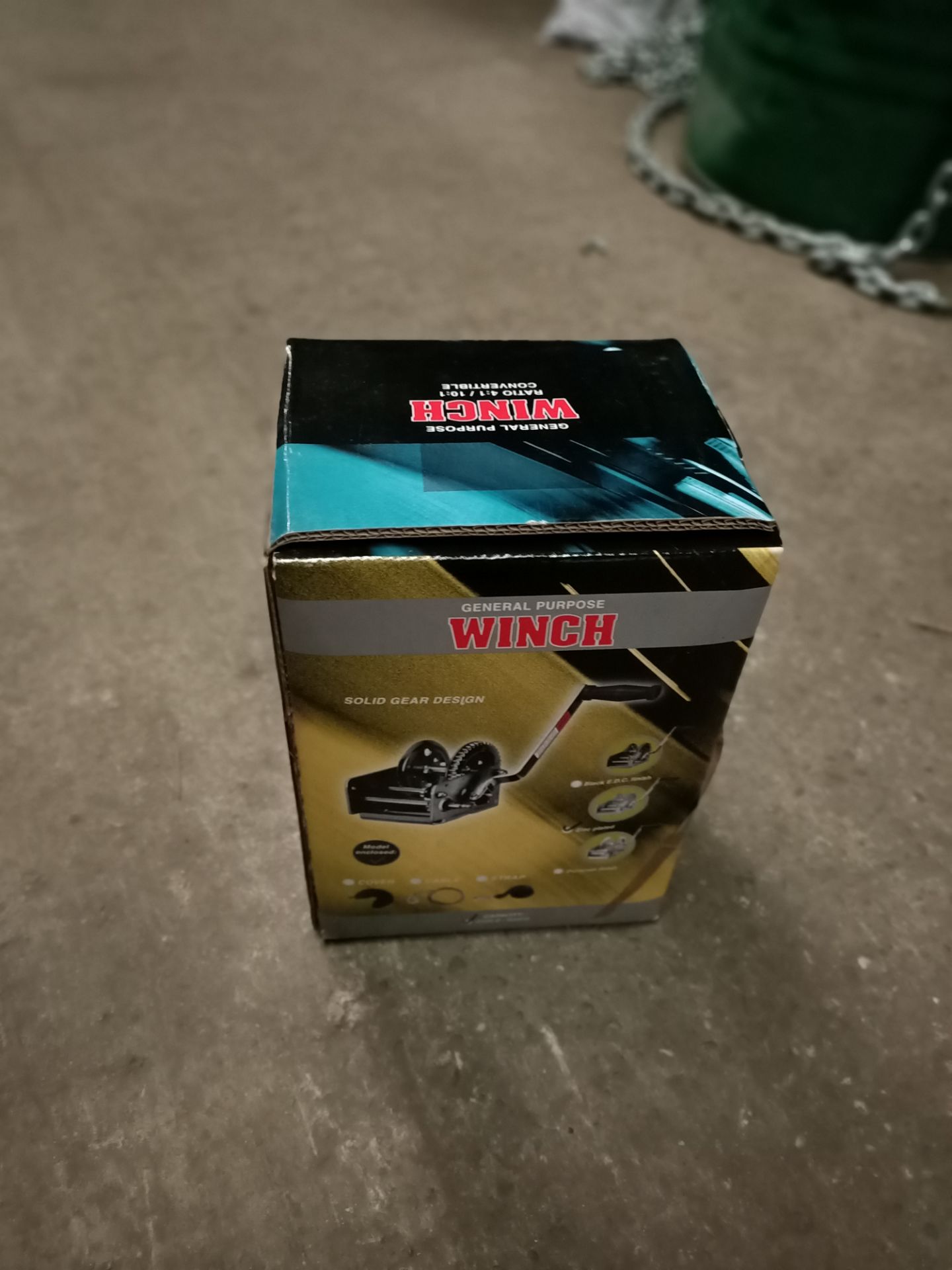 1 X 600Lbs Black Hand Winch With Brake (Not For Lifting) (Hwb06) - Image 2 of 2