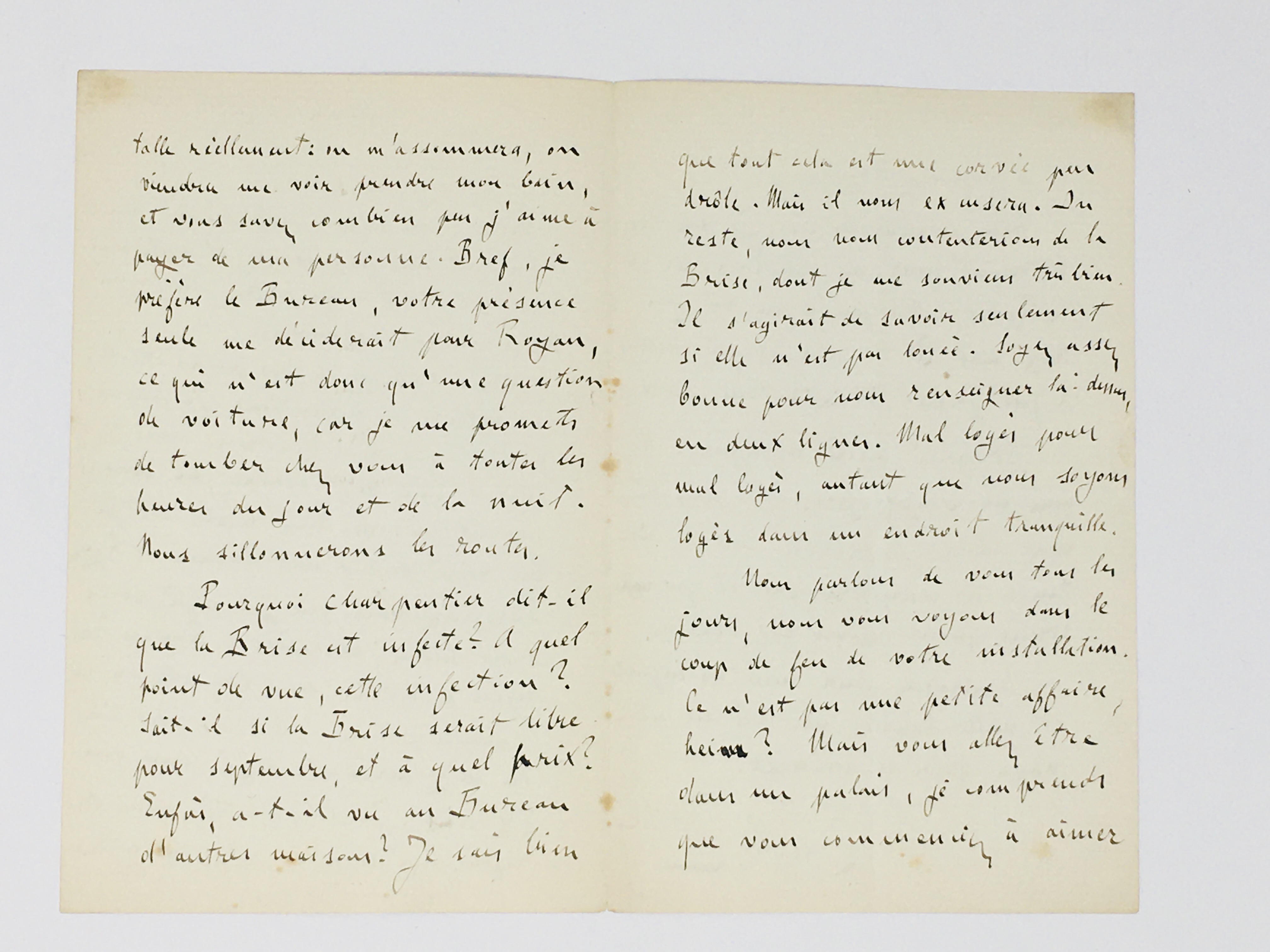 Emile Zola - Inscribed First Edition of Nana and a handwritten 4 page letter to M Charpentier - Image 11 of 12