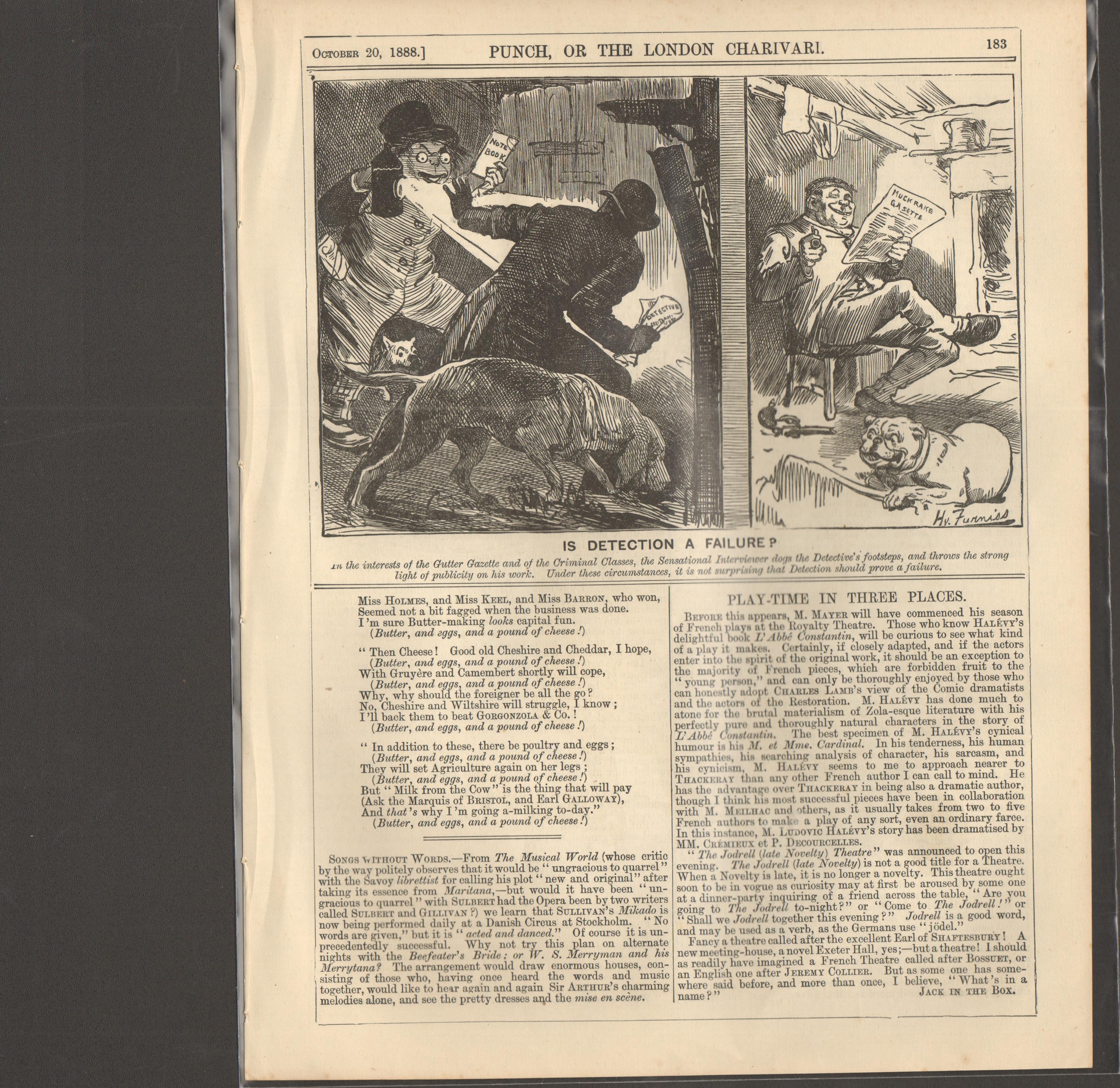 Detection a Failure? implies press coverage of the Ripper hindered Police investigating