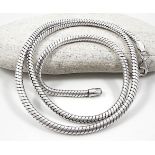 Snake silver chain