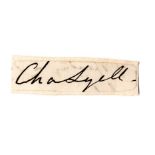 Historical Signed Autograph - Sir Charles Lyell - Geologist