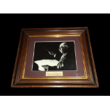 Edward Elgar Hand Signed Framed Autograph