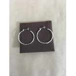 Hoop Diamond earrings