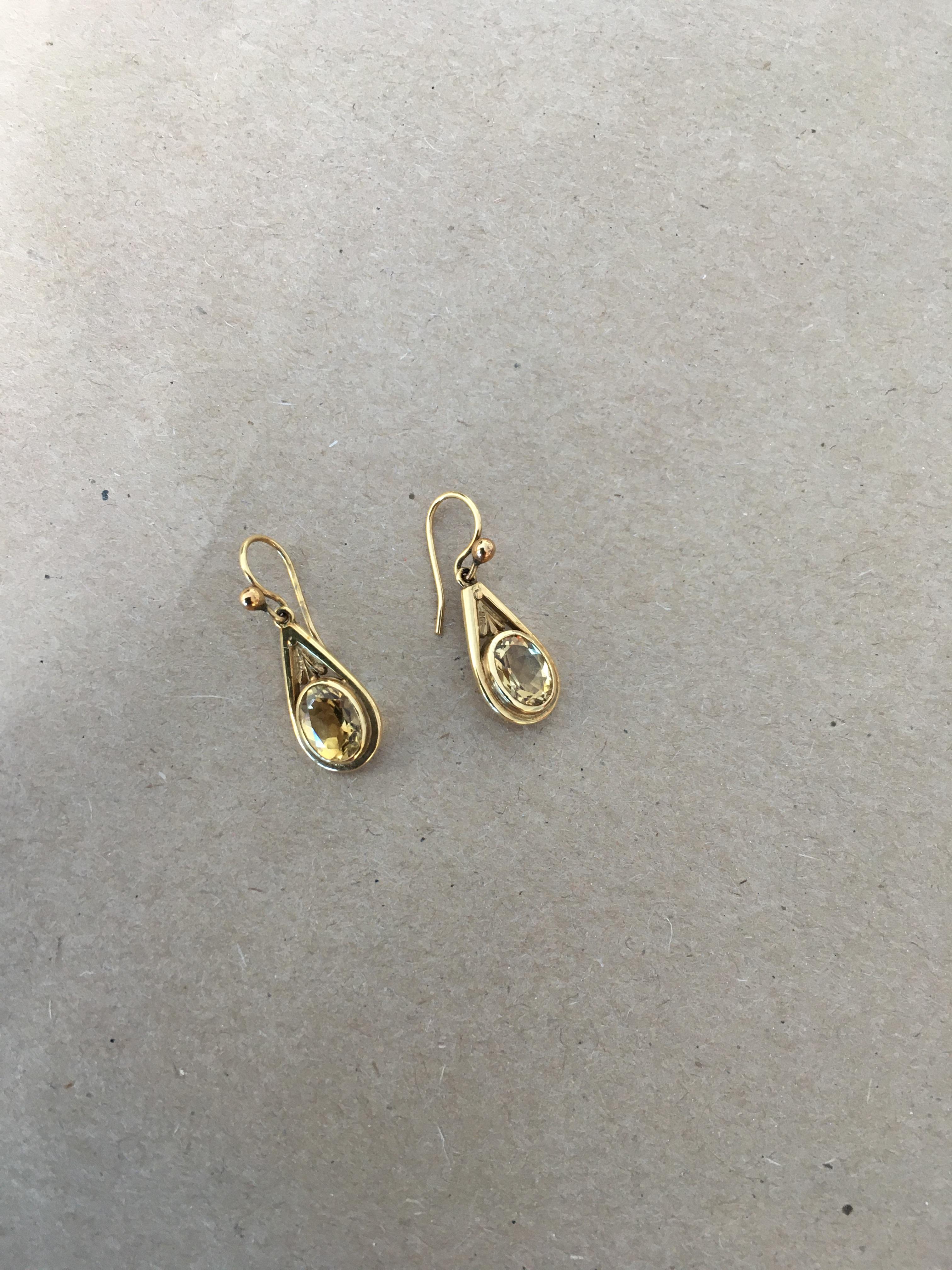 Citrine Earrings - Image 2 of 3