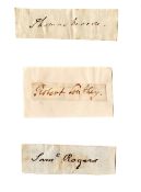 Poet Autograph Collection - Thomas Moore Robert Southey Samuel Rogers