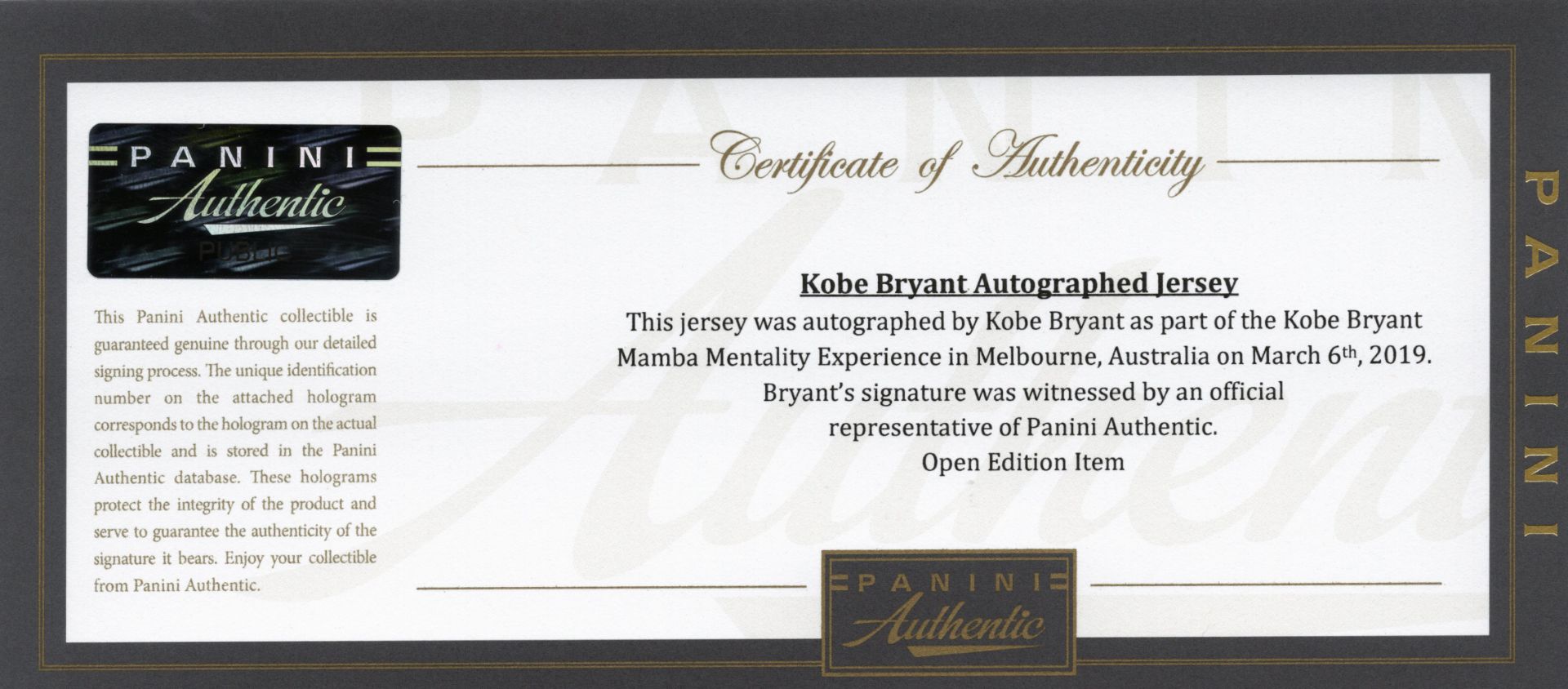 Kobe Bryant Hand Signed & Framed Los Angeles Lakers Jersey with Panini COA - Image 12 of 14