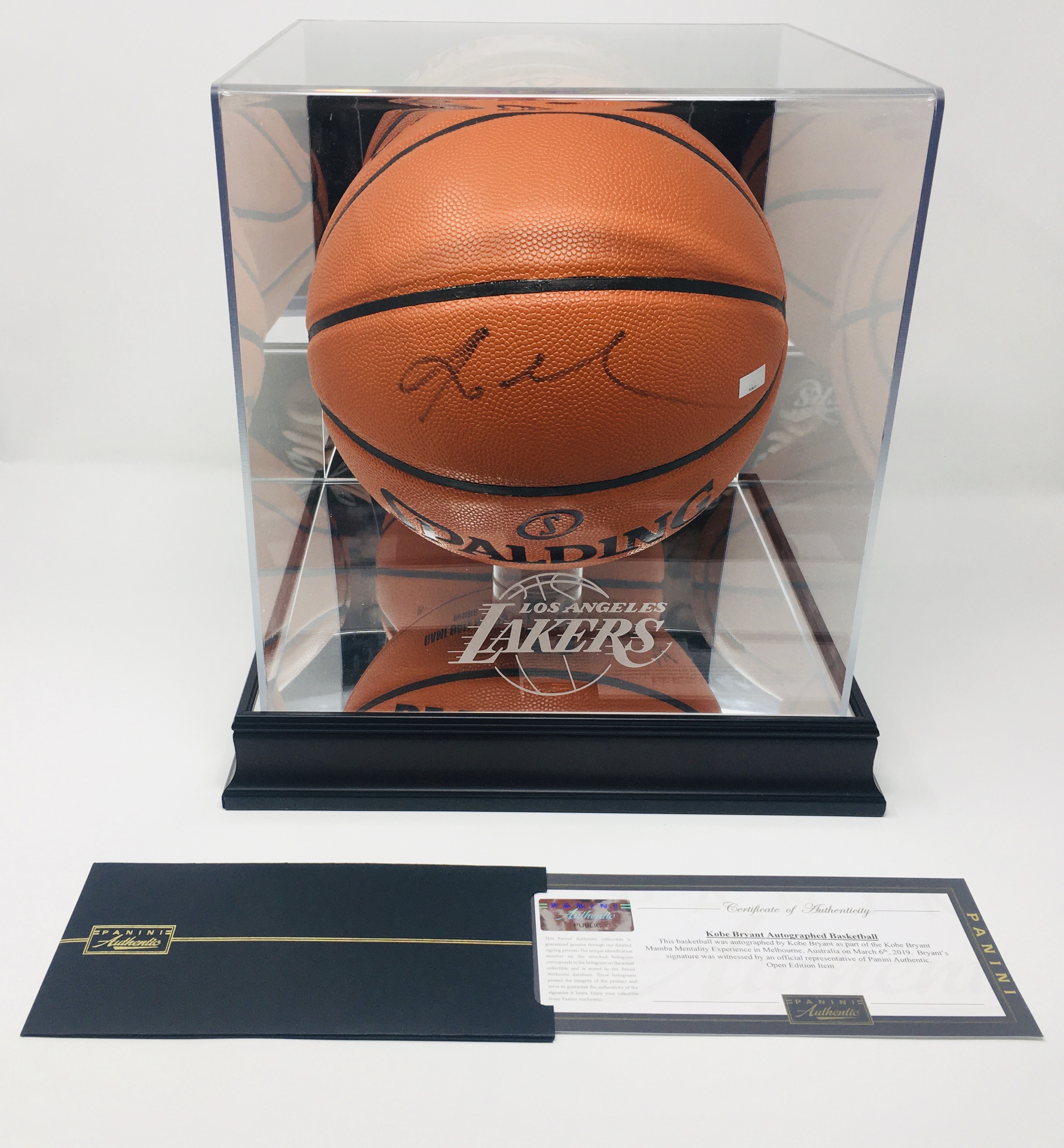 Kobe Bryant & Shaquille O'Neal Hand Signed Spalding Basketballs With Panini COA - Image 4 of 24