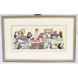 Linda Jane Smith Limited Edition Humorous Cat Print