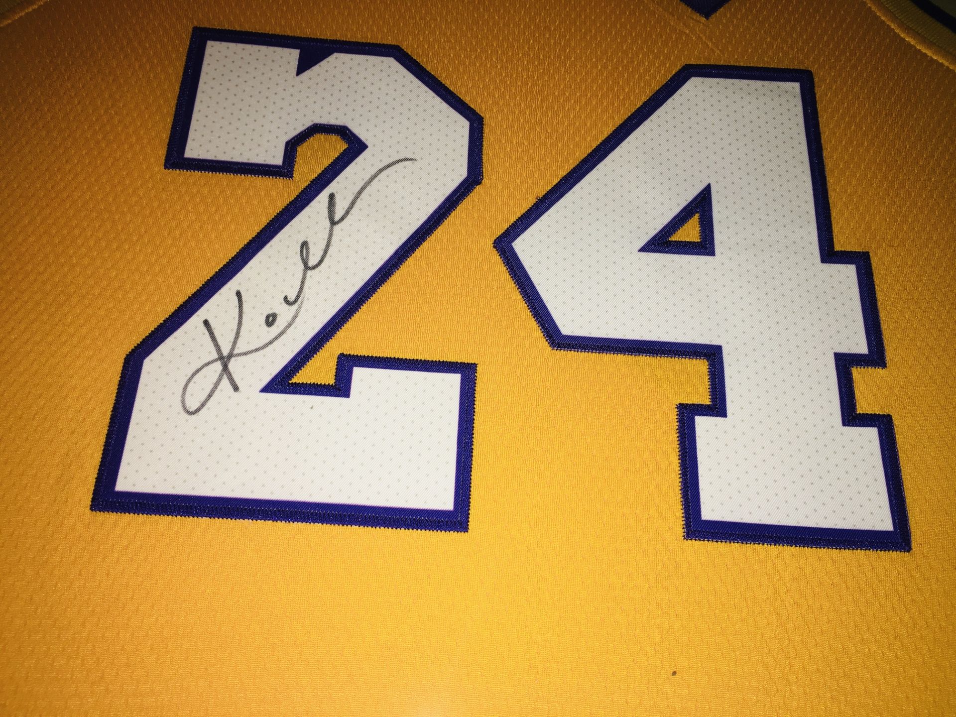 Kobe Bryant Hand Signed & Framed Los Angeles Lakers Jersey with Panini COA - Image 6 of 14