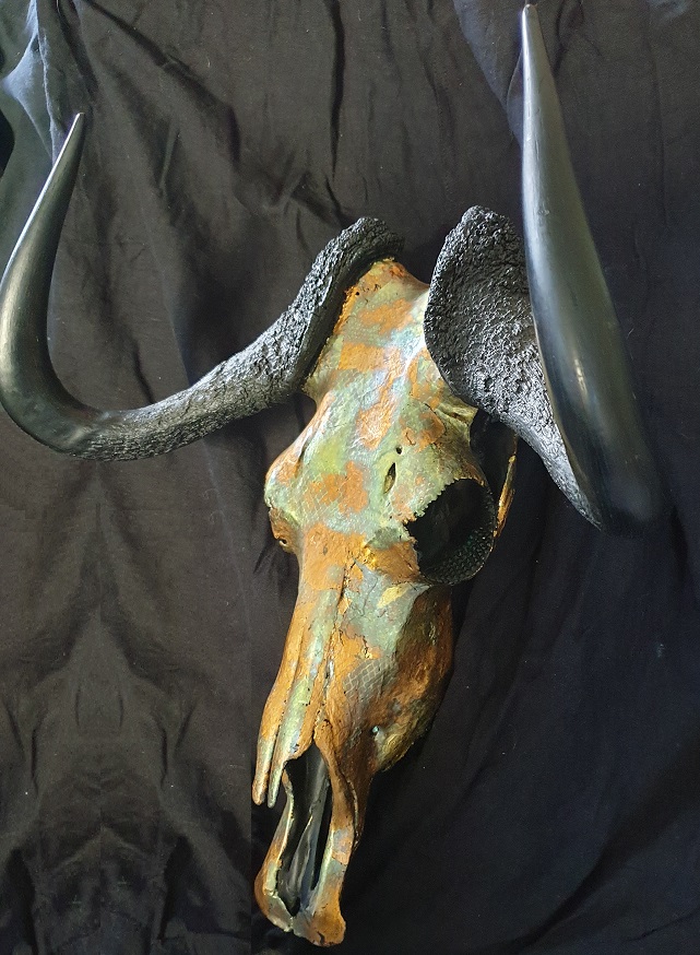 Bespoke Animal SKULL SCULPTURE 'ANEVAY' Sculpture by Scott Hendrie - Image 3 of 7