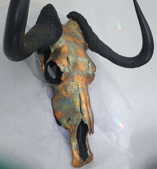 Bespoke Animal SKULL SCULPTURE 'ANEVAY' Sculpture by Scott Hendrie - Image 7 of 7