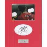 Ryan Giggs Signed Mounted Display