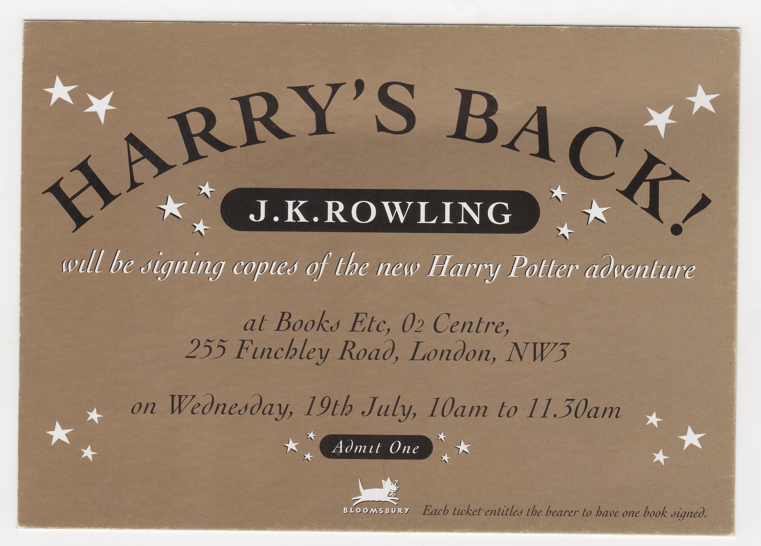 A First Edition. J.K. Rowling – Harry Potter and the Goblet of Fire – Signed First Edition - Image 8 of 9