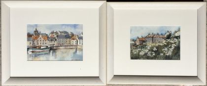 Shiela R McDonald Signed Watercolour Pair