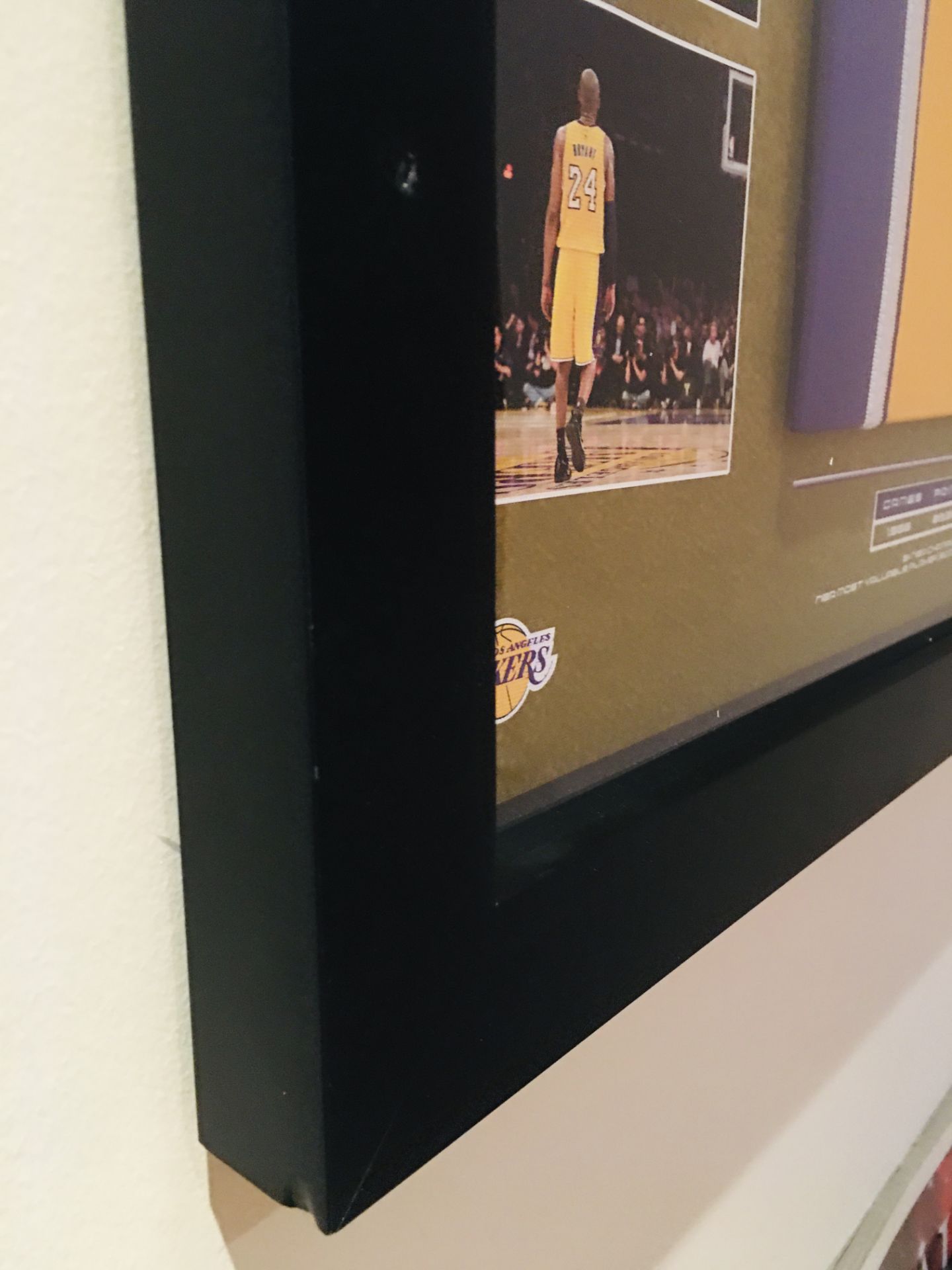 Kobe Bryant Hand Signed & Framed Los Angeles Lakers Jersey with Panini COA - Image 13 of 14