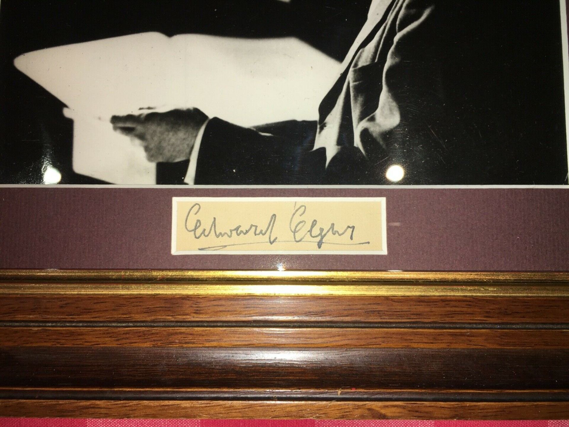 Edward Elgar Hand Signed Framed Autograph - Image 3 of 4