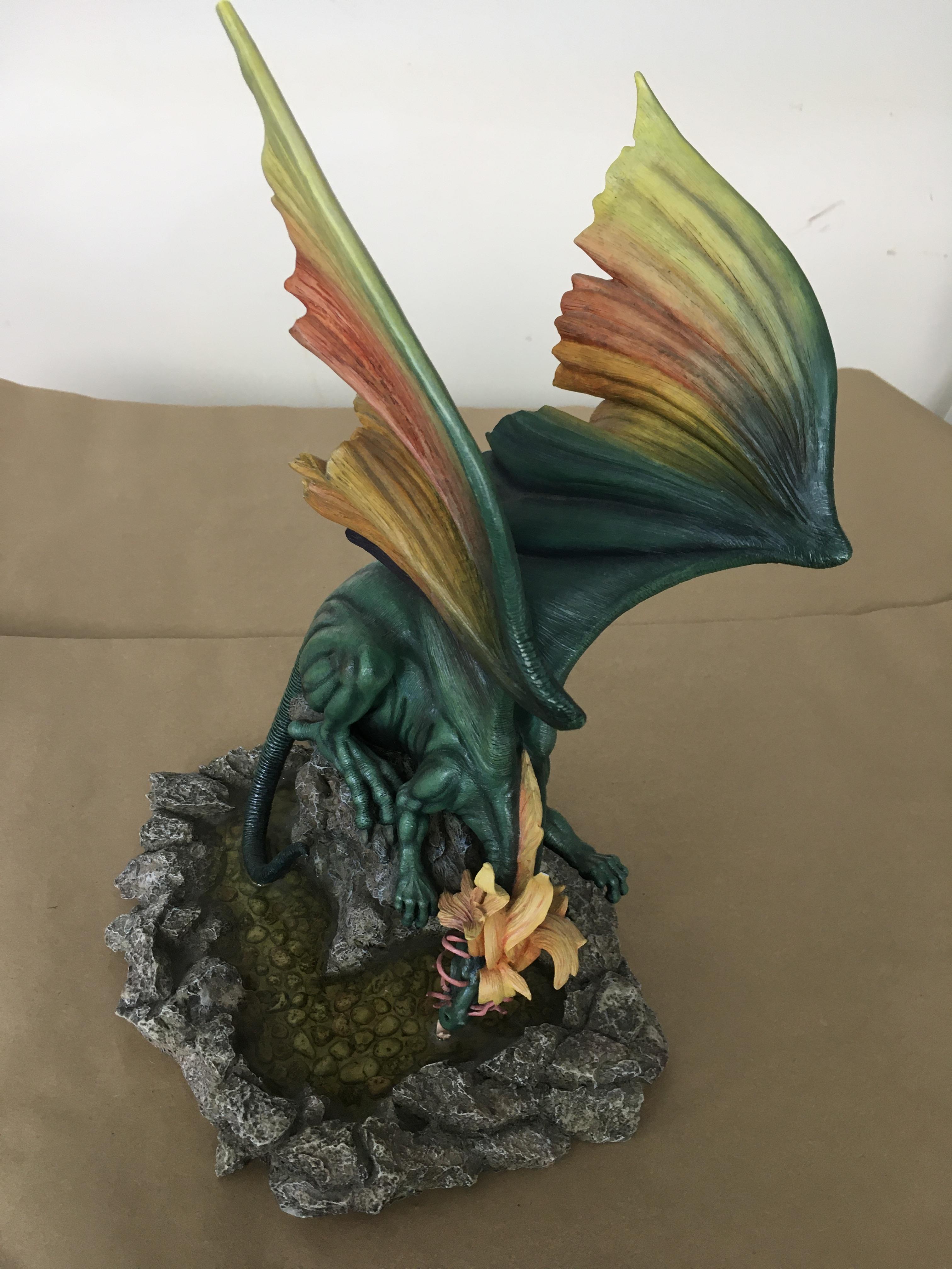 Rainbow Dragon statuette - Image 4 of 4
