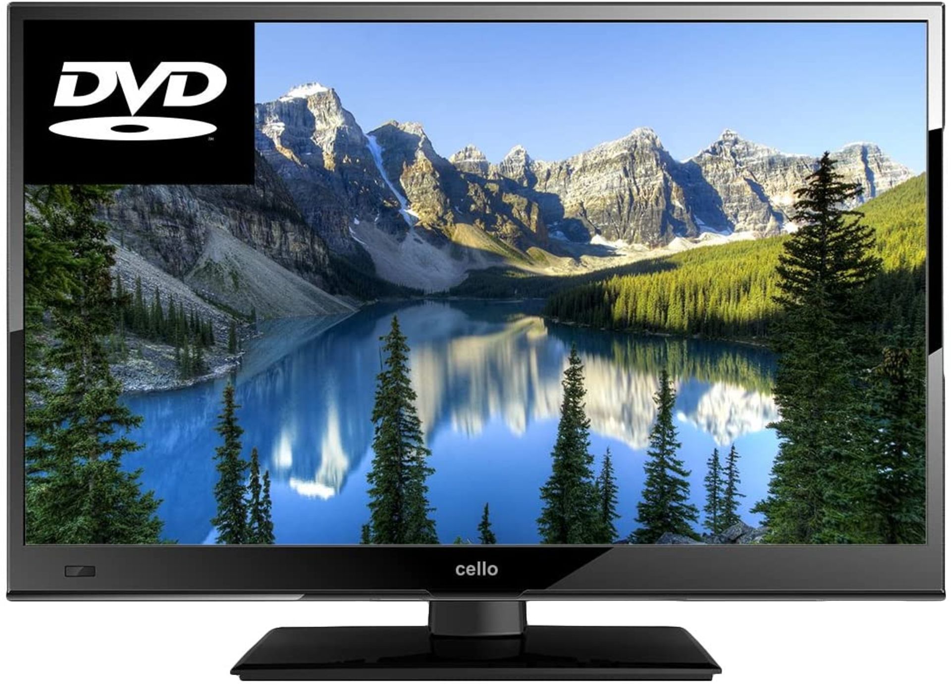 (27) 1 x Grade B - Cello C16230F 16 inch Black HD Ready LED TV with DVD Player Built In. (27) 1 x