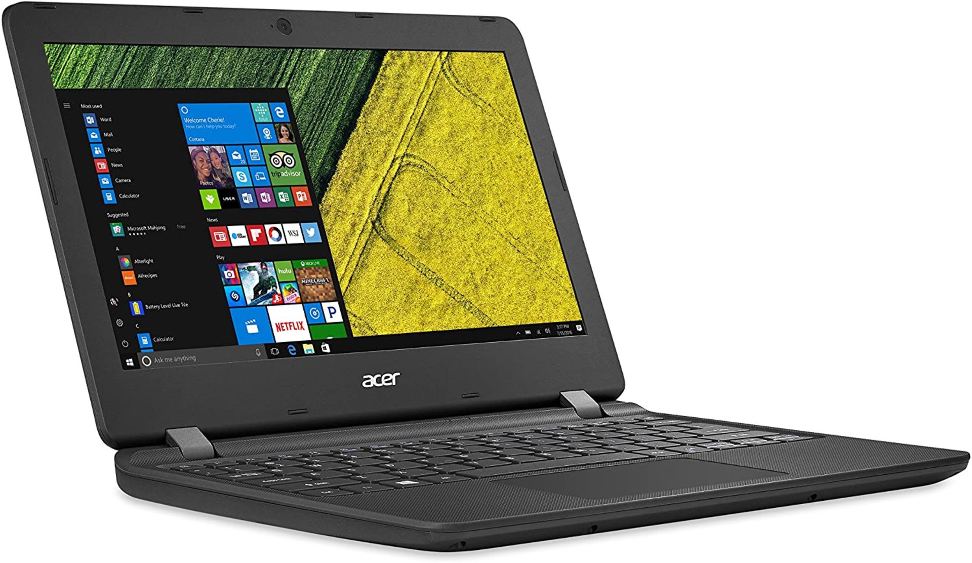 (99) 1 x Grade B - Acer Aspire ES1-132 11.6-Inch Notebook - (Black) (Intel Celeron N3350 - Image 3 of 4